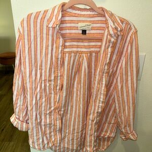 Universal Thread Multicolor Striped Shirt and shorts